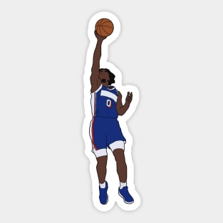 Tyrese Maxey Floater Minimal Sticker